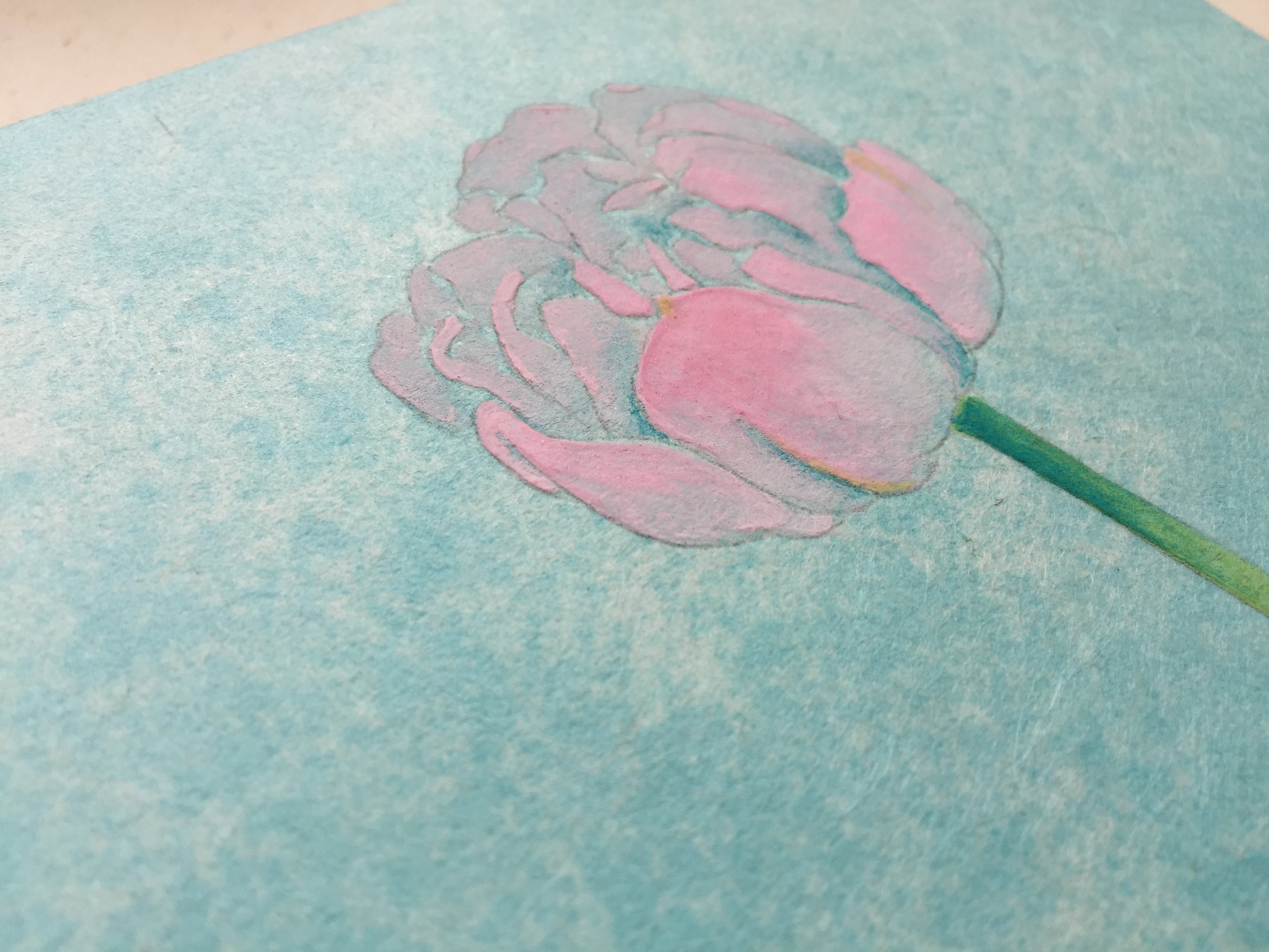 木綿麻紙を使った日本画作品 | アワガミファクトリー オンラインストア