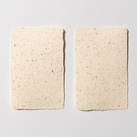 手漉き名刺 ヒバ・おがくず