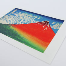 画像をギャラリービューアに読み込む, 「富嶽三十六景 凱風快晴」ジークレープリント ポストカード
