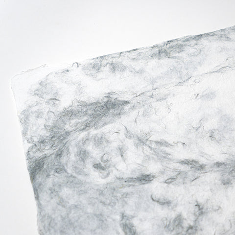 【新商品】手漉きマーブル紙 白