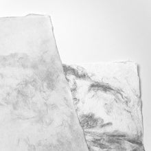 画像をギャラリービューアに読み込む, 【新商品】手漉きマーブル紙 白
