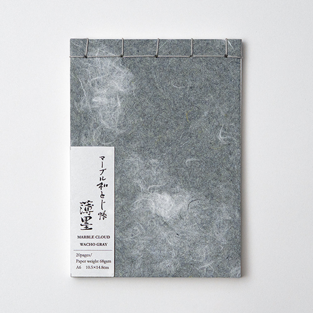 新商品】マーブル和綴じ帳（和帳）薄墨 | アワガミファクトリー