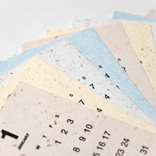 画像をギャラリービューアに読み込む, 手漉き葉書カレンダー2026
