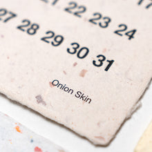 画像をギャラリービューアに読み込む, 手漉き葉書カレンダー2026
