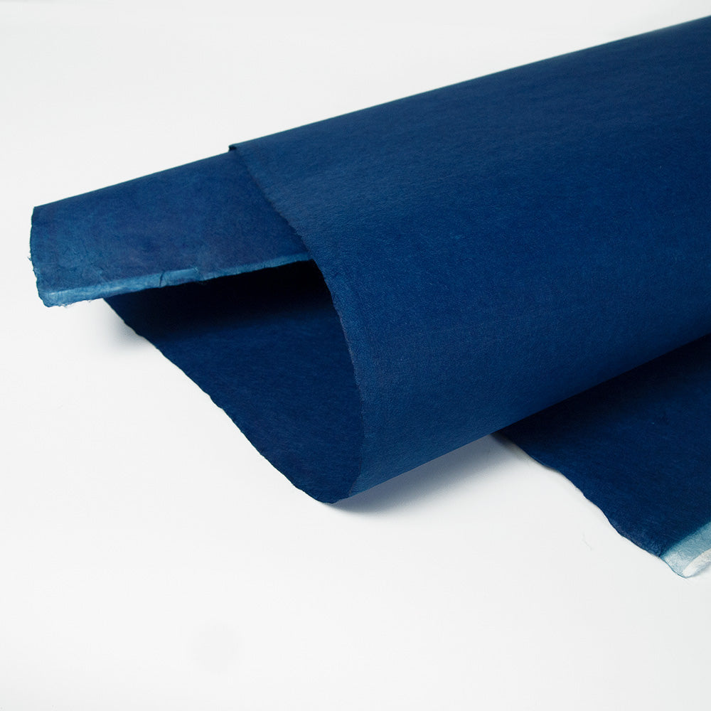 藍染め和紙 濃紺紙 ＊在庫切れの場合1〜2週間程で納品