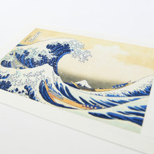 画像をギャラリービューアに読み込む, 「富嶽三十六景　神奈川沖浪裏」ジークレープリント ポストカード
